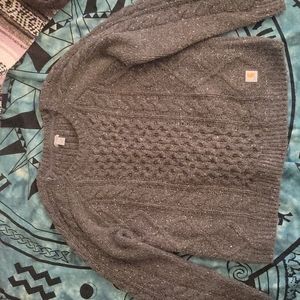 Carhartt  gray lambswool sweater